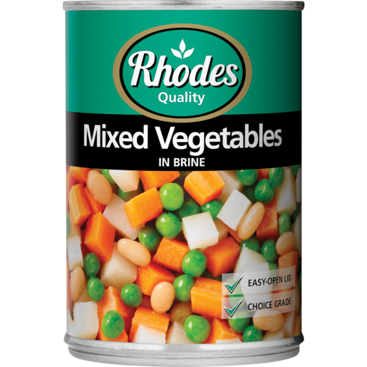 Rhodes Mixed Vegetables In Brine 410g