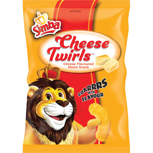 Simba Cheese Twirls Maize Snack 110g