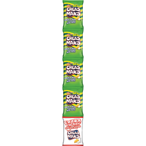 Willards Cheese Curls Cheese & Onion Flavoured Maize Snack 5 x 22g