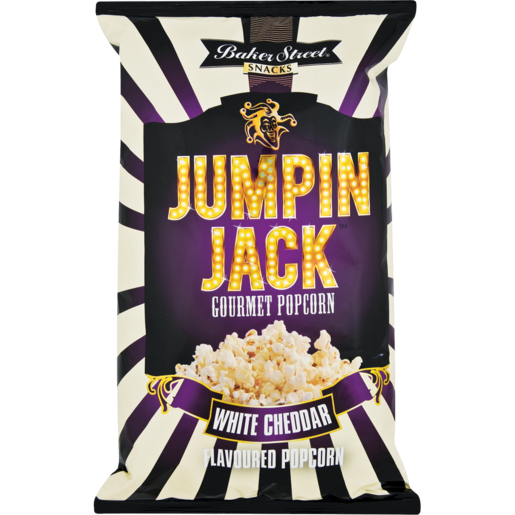 Jumpin Jack White Cheddar Popcorn 100g