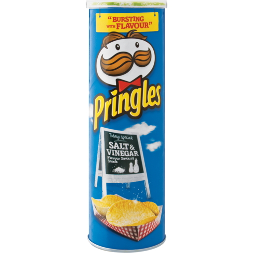 Pringles Salt & Vinegar Potato Chips 110g