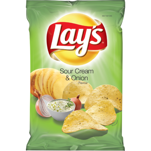 Lay's Sour Cream & Onion Potato Chips 36g