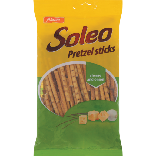 Soleo Cheese & Onion Pretzel Sticks 60g