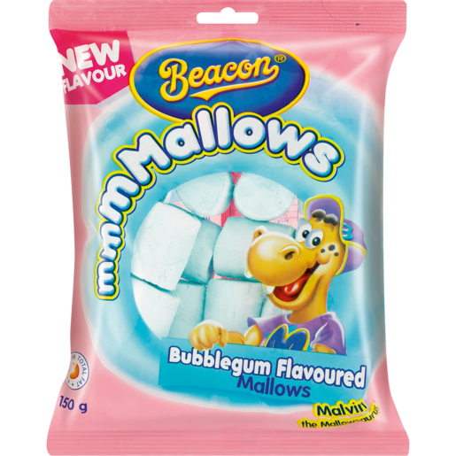 Beacon mmmMallows Bubblegum Flavoured Mallows 150g