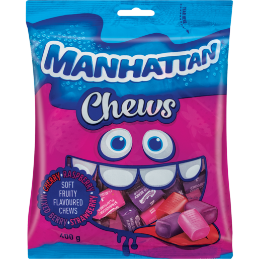 Manhattan Chews Mixed Berry Flavoured Chews 400g