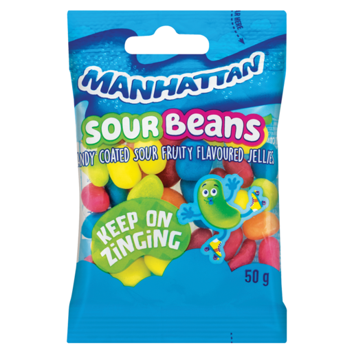 Manhattan Sour Beans Sweets 50g