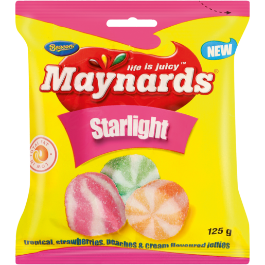 Maynards Dessert Flavoured Starlight Jellies 125g