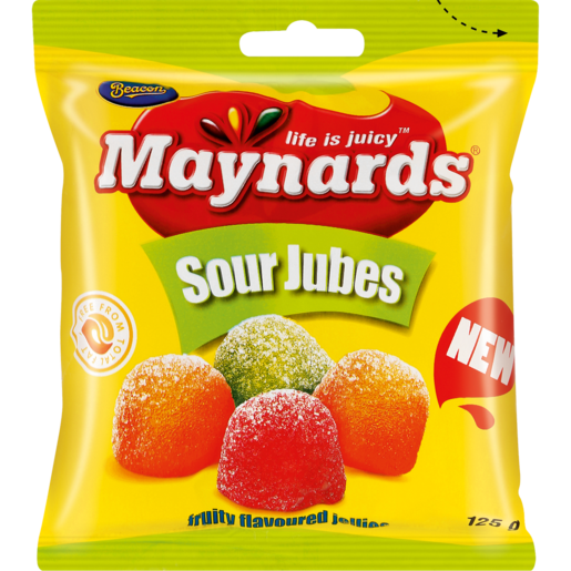 Maynards Sour Jubes Gums 125g