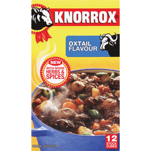 Knorrox Oxtail Flavoured Stock Cubes 12 Pack