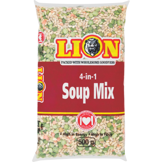 Lion 4 In 1 Soup Mix 500g