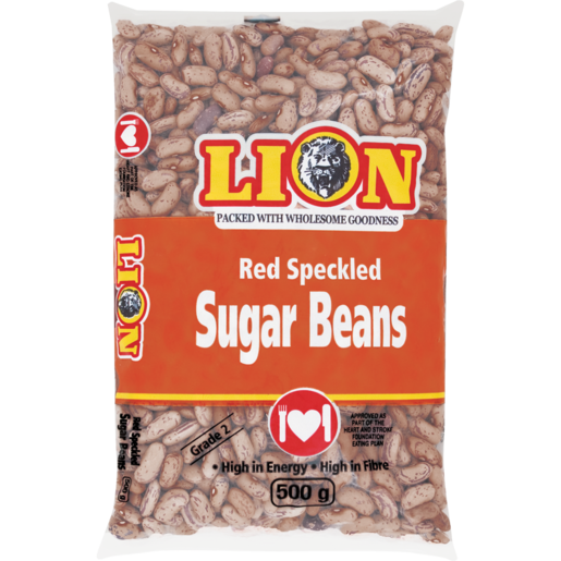 Lion Red Speckled Sugar Beans 500g