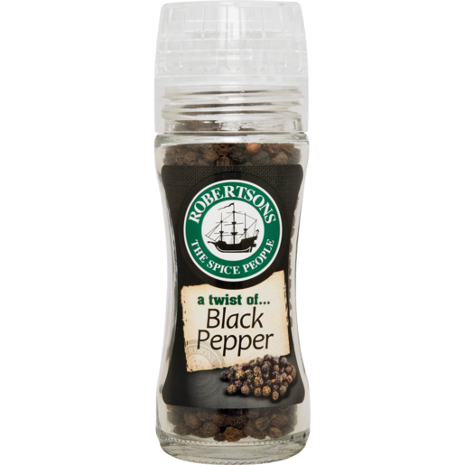 Robertsons Black Pepper Grinder 100g