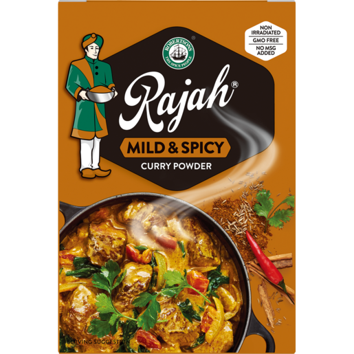 Robertsons Rajah Mild & Spicy Curry Powder Box 50g