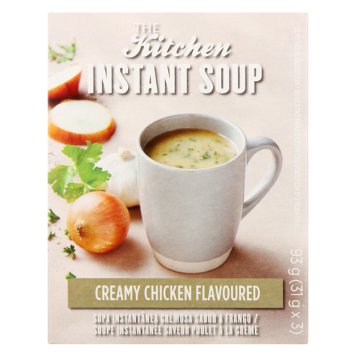 The Kitchen Creamy Chicken Flavoured Instant Soup 3 Pack 93g