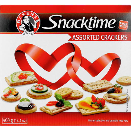 Bakers Snacktime Assorted Crackers 400g