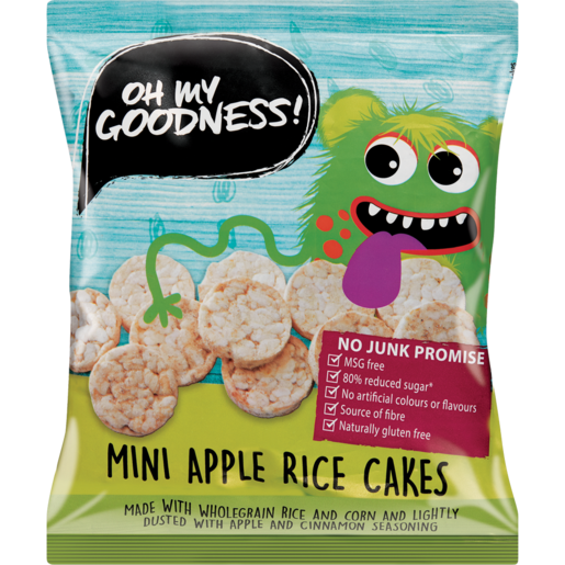 Oh My Goodness! Mini Apple & Cinnamon Rice Cakes 30g