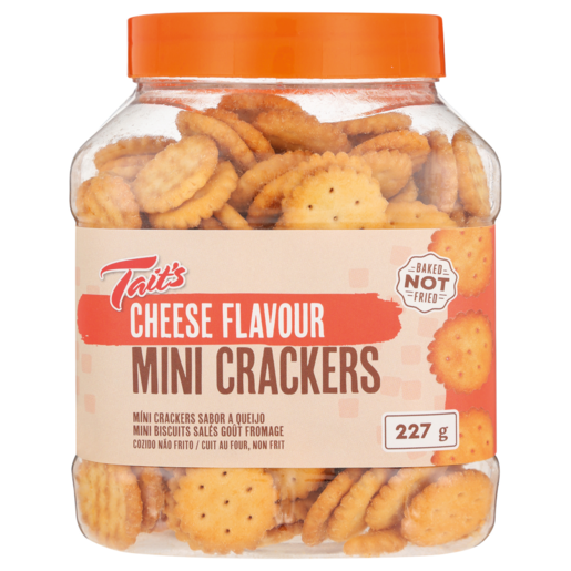 Tait's Cheese Flavoured Mini Crackers 227g