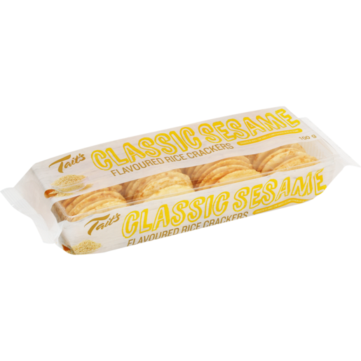 Tait's Classic Sesame Rice Crackers 100g