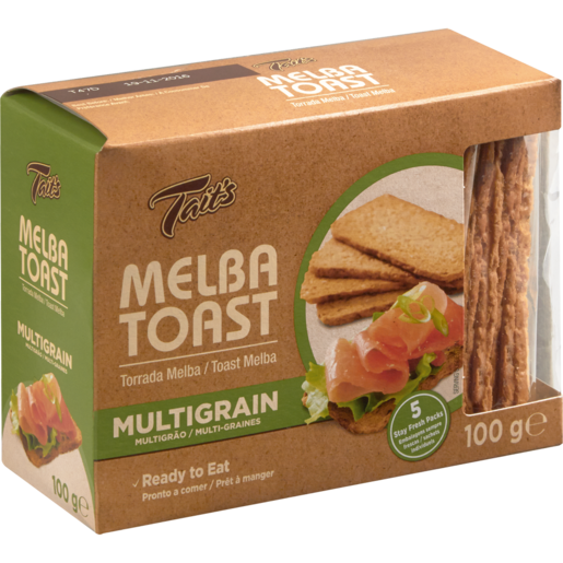 Tait's Multigrain Melba Toast 100g