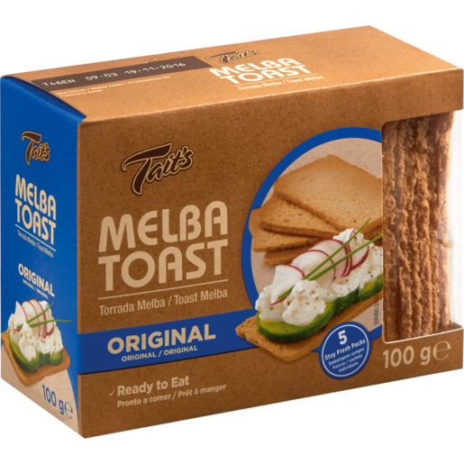 Tait's Original Melba Toast 100g