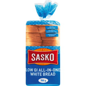 Sasko Low G.I All-In-One White Bread 700g