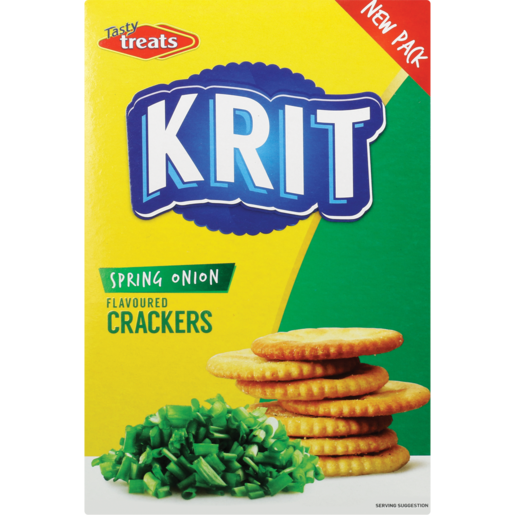 Tasty Treats Krit Spring Onion Flavoured Crackers 150g