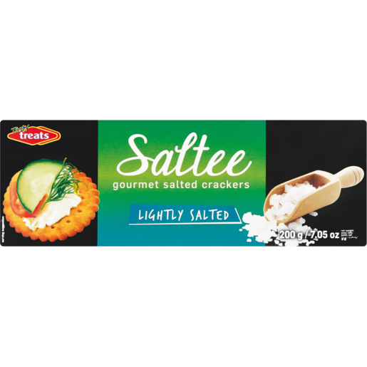 Tasty Treats Saltee Gourmet Lighty Salted Crackers 200g