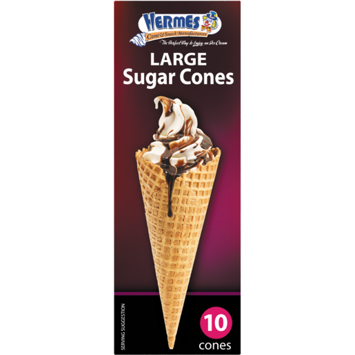 Hermes Large Sugar Cones 10 Pack