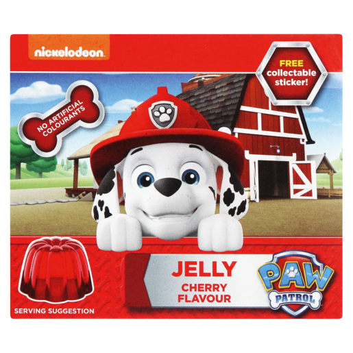 Paw Patrol Cherry Flavoured Instant Jelly 80g