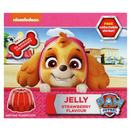 Paw Patrol Strawberry Flavoured Instant Jelly 80g