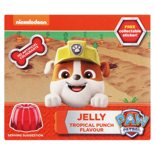 Paw Patrol Tropical Punch Flavoured Instant Jelly 85g