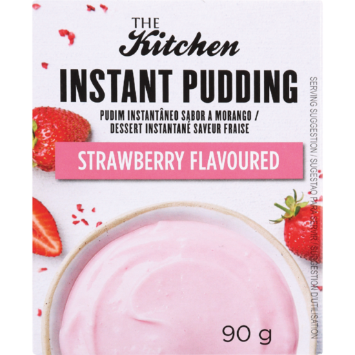 The Kitchen Strawberry Flavoured Instant Pudding 90g