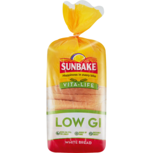 Sunbake Vita-Life Low Gi White Bread 700g