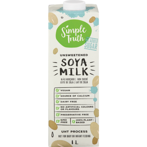 Simple Truth Unsweetened Soya Milk 1L