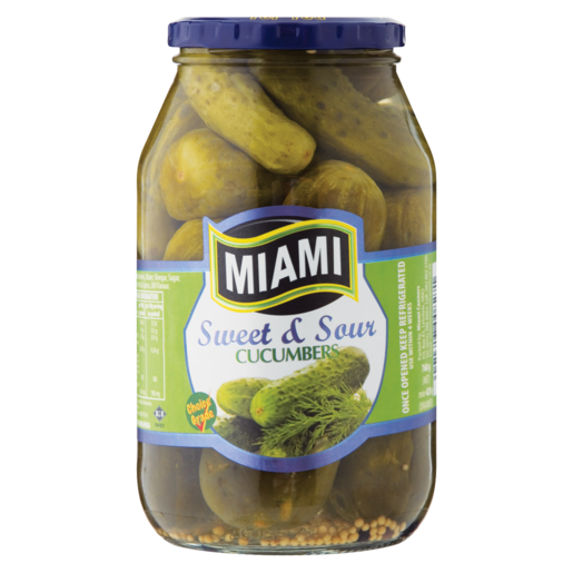 Miami Sweet & Sour Cucumbers 760g