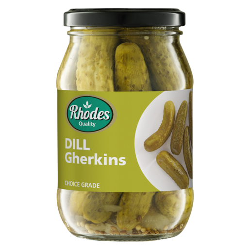 Rhodes Dill Gherkins 385g