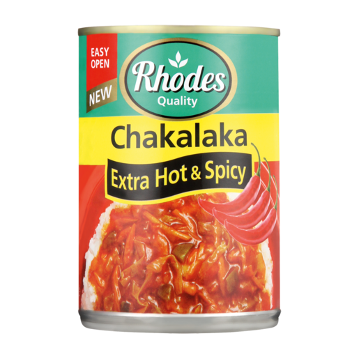 Rhodes Extra Hot & Spicy Chakalaka Can 400g