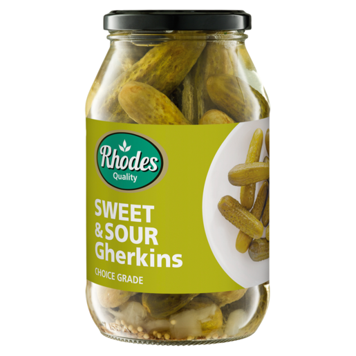 Rhodes Sweet & Sour Gherkins 780g