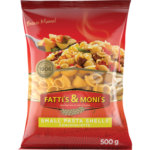 Fatti's & Moni's Small Pasta Shells 500g