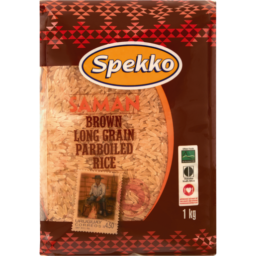 Spekko Sasman Brown Long Grain Parboiled Rice 1kg