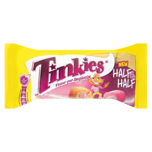 Tinkies Half & Half Strawberry & Vanilla Flavour 45g