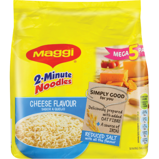 Maggi Cheese Flavoured 2 Minute Noodles 5 x 73g