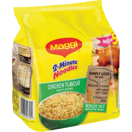 Maggi Chicken Flavoured 2 Minute Noodles 5 x 73g