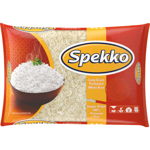 Spekko Long Grain Parboiled White Rice 2kg