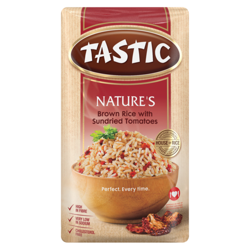 Tastic Nature's Brown Rice With Sundried Tomatoes 1kg