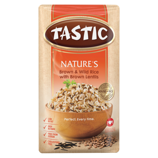 Tastic Nature's Brown & Wild Rice With Brown Lentils 1kg