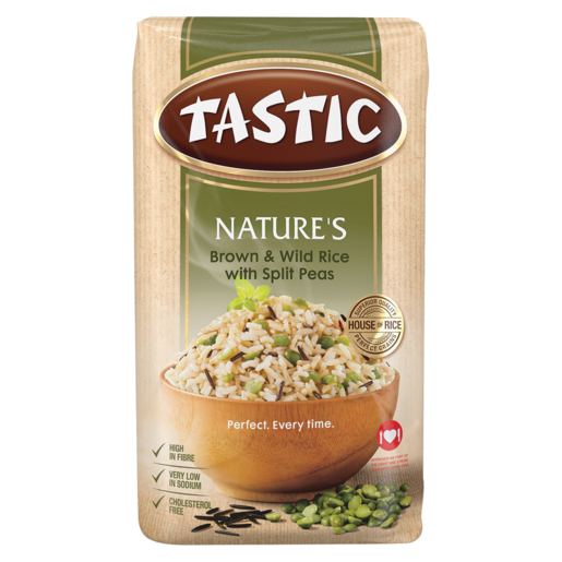 Tastic Nature's Brown & Wild Rice With Split Peas 1kg