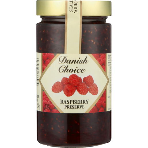 Danish Choice Raspberry Jam 454g