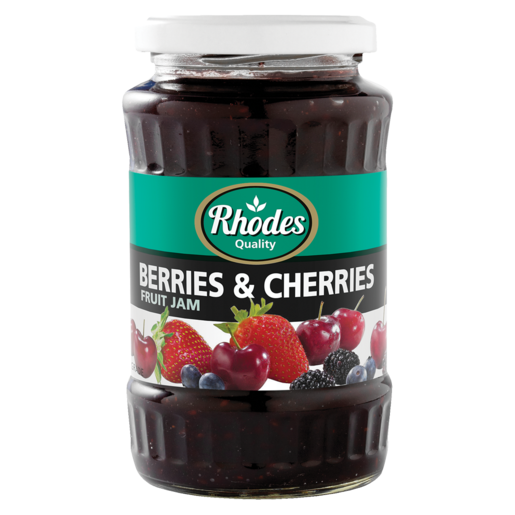 Rhodes Berries & Cherries Fruit Jam Jar 460g