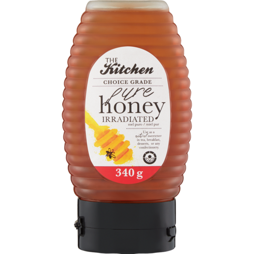 The Kitchen Pure Irradiated Honey Bottle 340g